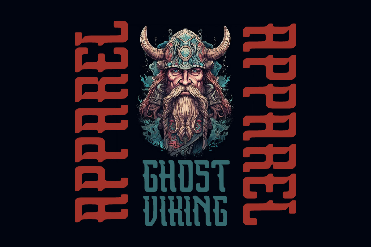 Ambeigu Vintage Display Font, a Blackletter Font by IHDSTD (Photo 4 of 9)