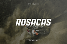 Rosacas - Modern Sport Typeface