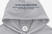 Bella Canvas 3719 Hoodie Mockups, a Hoody Mockup by GraphicHero (Thumbnail 8 of 9)