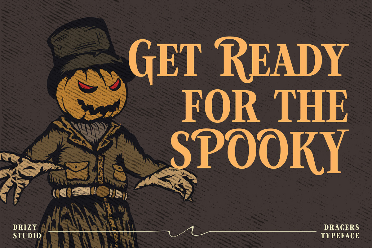 Dracers – Halloween Font, a Font by Drizy (Photo 3 of 10)