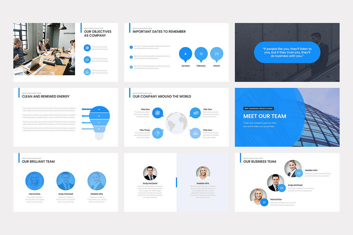 Nova PowerPoint Template, a Presentation Template by slidequest