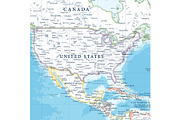 Vector World Map - Large&Detailed, a Decorative Illustration by PorcuPen Works (Thumbnail 2 of 9)
