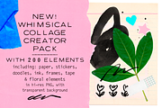 Whimsical Collage Creator, an Object Graphic by Ana's Fonts (Thumbnail 1 of 10)