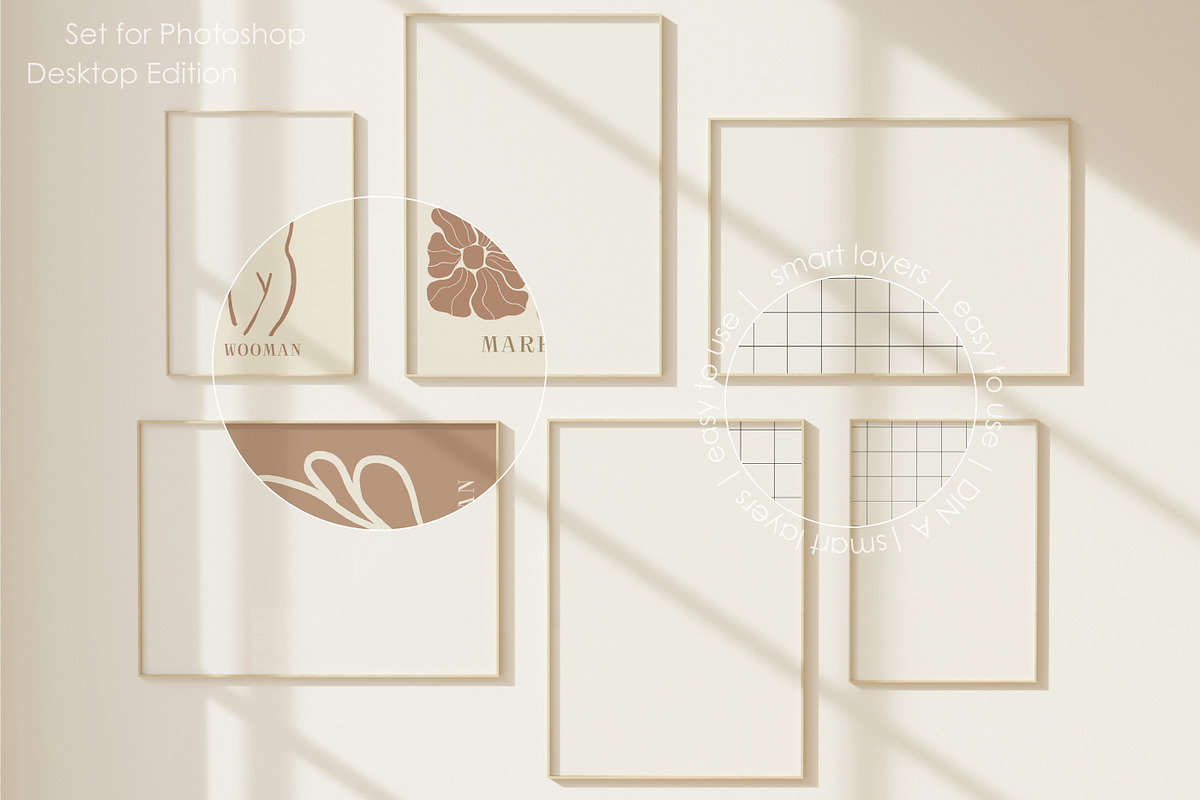 JUST FRAMES | Frame mockup set, a Household Mockup by yuliyuri.studio (Photo 7 of 10)