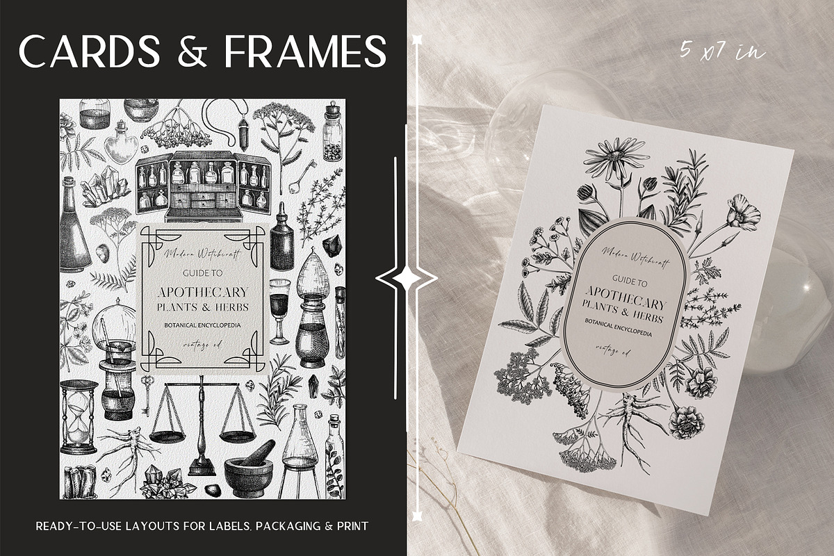 Vintage Apothecary Branding Bundle, a Healthcare Illustration by Yevheniia (Photo 5 of 11)