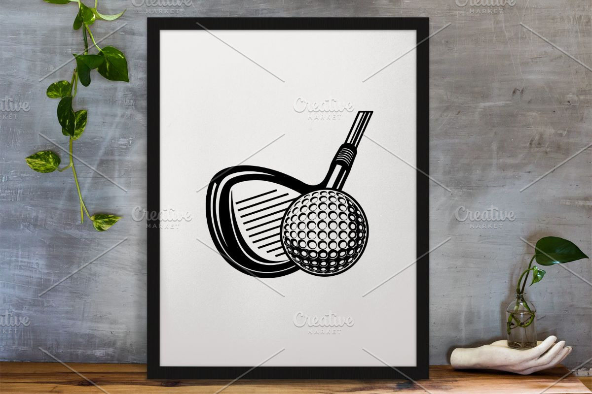 Golf Silhouette SVG, a Sport Illustration by newminddesign (Photo 2 of 3)