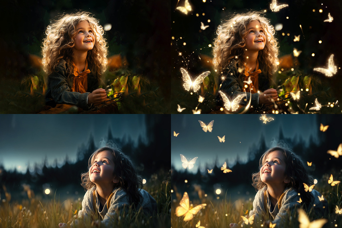 Magic Butterfly Overlays, an Object Graphic by DreamyOverlay (Photo 3 of 4)