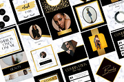 250 Black Gold Instagram Templates,, a Social Media Template by MORION (Thumbnail 5 of 6)