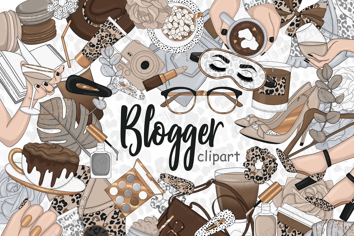 Blogger Clipart, an Object Illustration by GlamArtZhanna (Photo 1 of 6)