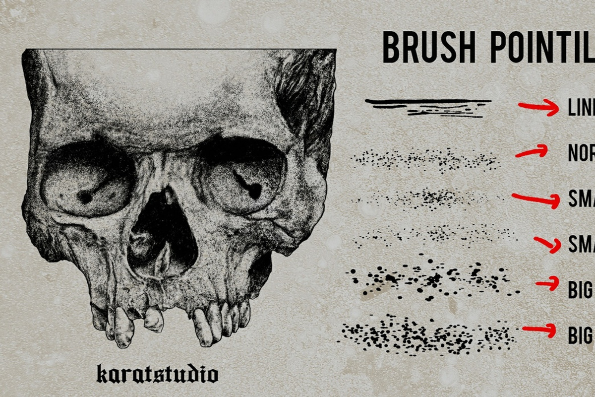 Brush Pointilism for Photoshop, a Brush Add-On by Karat Design (Photo 1 of 3)