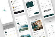 Aero - Travel Booking App UI Kit, an UI Kit Template by iDoodle Studio (Thumbnail 2 of 4)