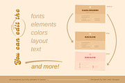 Beauty Business Cards Templates, a Business Card Template by Hell Yeah Designs (Thumbnail 4 of 6)