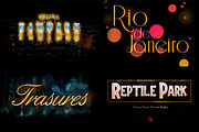Movie Like Text Effects, a Layer Style Add-On by GothLab (Thumbnail 2 of 3)