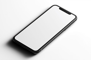 Blank smartphone mockup isolated on, a Technology Photo by MistyDay