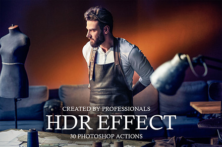 HDR Effect Photoshop Actions, a Plug-in Add-On by FixThePhoto