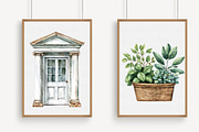 Watercolor Spring Door Clipart, an Illustration by Libby Wishes (Thumbnail 4 of 7)