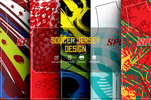 Abstract Sports Jersey Pattern