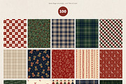 100 Elegant Christmas Backgrounds, a Background Graphic by PeDe Designs (Thumbnail 17 of 17)