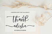 Adisha Script, a Script Font by Nowlystudios (Thumbnail 7 of 7)
