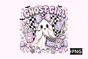 Coquette Ghost Girl PNG, a Seasonal Illustration by Creative Art (Thumbnail 1 of 3)