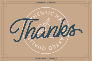 Manteman - Monoline Script Font