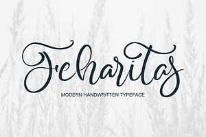 Feharitas, a Script Font by pineungtype