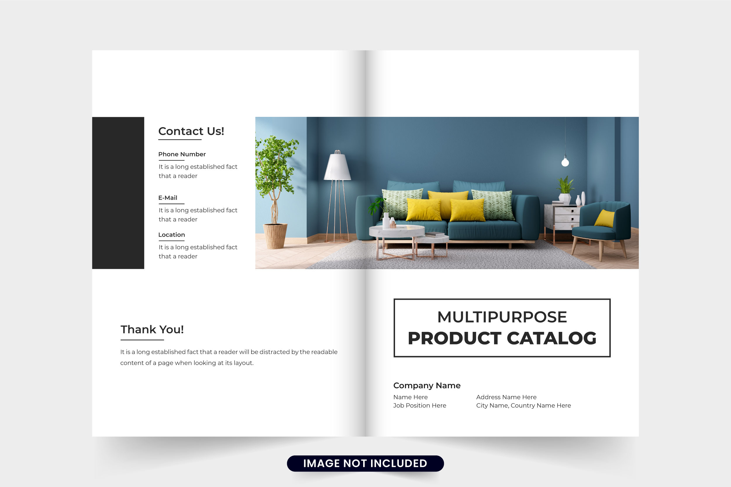 Catalog Magazine Cover Template by Iftikhar Alam  Creative Market
