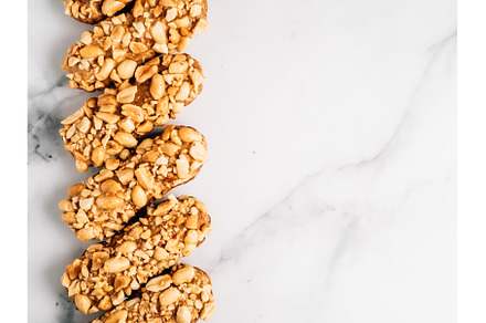 Healthy eclairs wit peanuts, copy, a Food & Drink Photo by Fascinadora