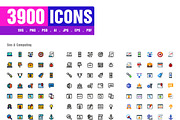 3900 Icons Pack, an Icon by Sooodesign (Thumbnail 3 of 4)
