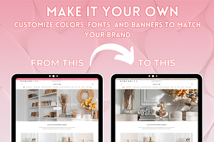 Feminine Pink Decor Shopify Theme