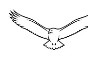 Powerful eagle flying wall art, an Illustration by Amazin_art (Thumbnail 9 of 26)