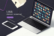 1155 PERFECT ICONS SET, an Outline Icon by Toonsteb (Thumbnail 2 of 26)