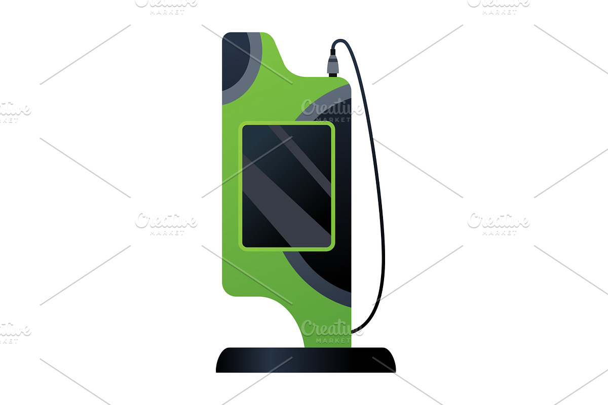 Car charger icon. Electromobile, a Transportation Illustration by the8monkey