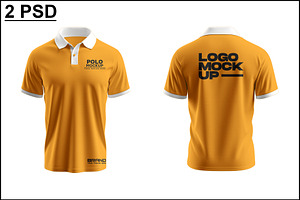 Polo Shirt Mockup, a Shirt Mockup by GraphicsPixel