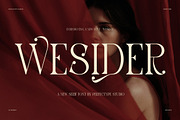 Wesider Elegant Serif Font, a Serif Font by Perfectype (Thumbnail 1 of 8)