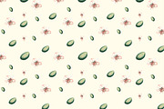 Botanical garden pattern - Almond, a Pattern Graphic by Klipa Illustrations (Thumbnail 7 of 7)