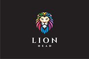 Colorful Lion Head Logo Template, a Branding & Logo Template by yopie (Thumbnail 2 of 4)