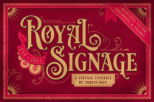 Royal Signage Typeface