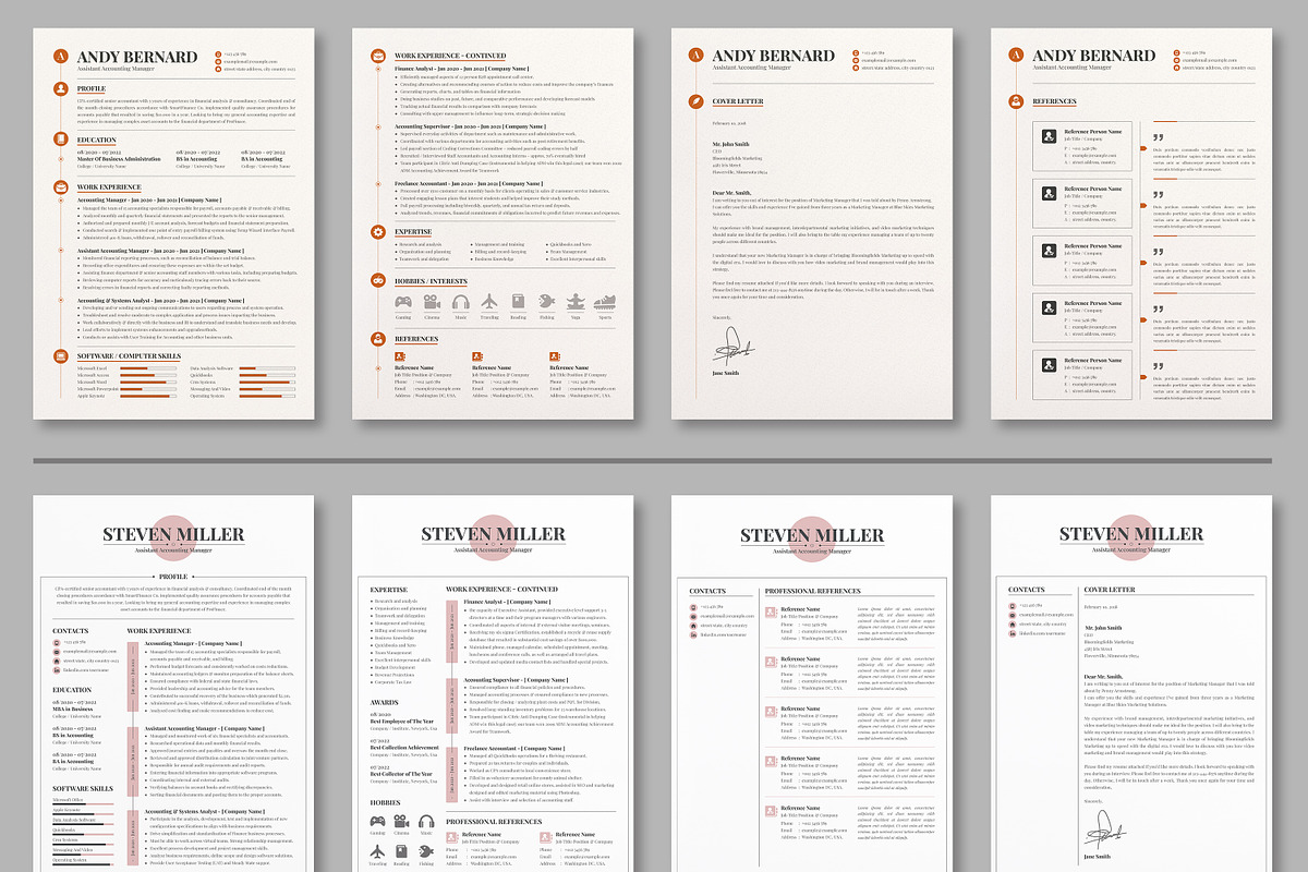 JOB WINNING RESUME - 50 TEMPLATES, a Resume Template by ResumeInventor (Photo 2 of 184)
