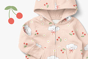 Berry Bunny Puppy Seamless Patterns, a Pattern Graphic by Svitlana Kharchuk (Thumbnail 6 of 11)