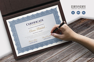 087. Trendy Certificate Template