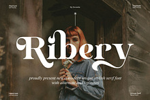 Ribery || Unique Serif Font