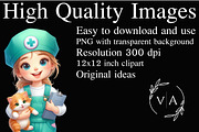 Dream Jobs Kids Clipart Bundle, an Illustration by Craft Nest (Thumbnail 2 of 9)