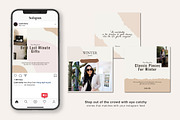 Lifestyle Instagram Pack | PS, a Social Media Template by BlancaLab Studio (Thumbnail 4 of 8)