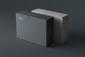 Card Box Packaging Mockup