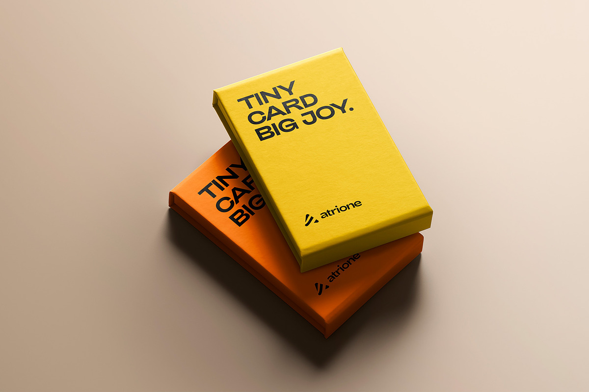 Logo Mockup Two Gift Card Boxes, a Product Mockup by Asylab (Photo 1 of 5)