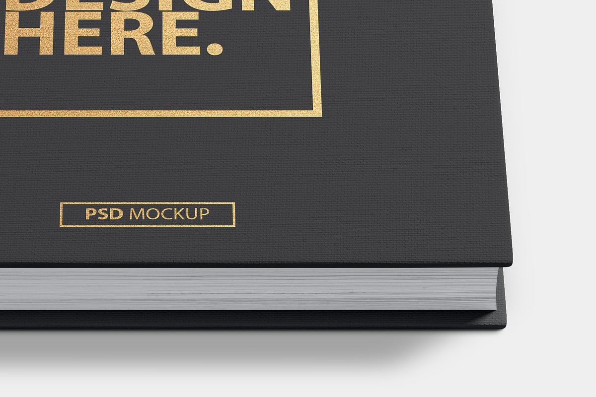 Square Book PSD Mockup, a Books & Magazine Mockup by GreatFruit (Photo 6 of 6)