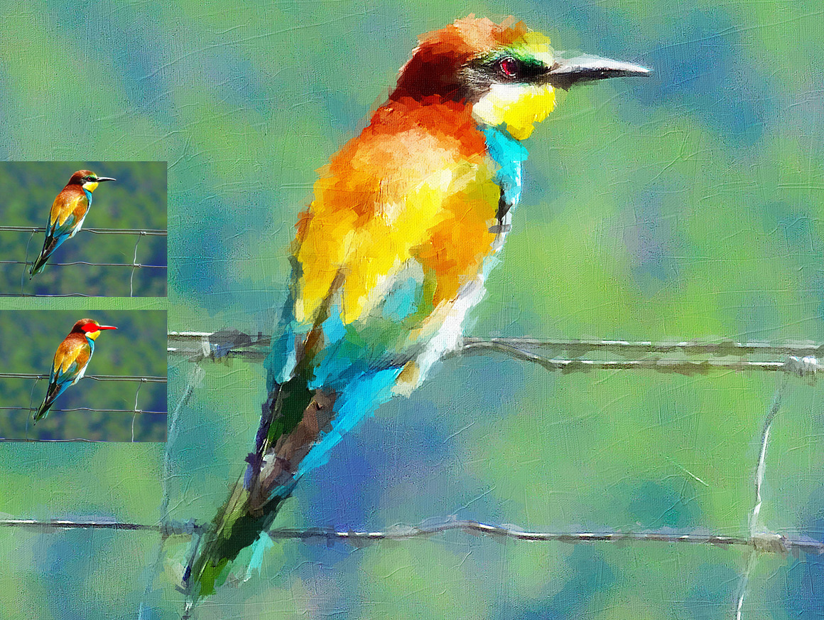 Canvas Oil Painting, an Action Add-On by MRI STUDIO (Photo 5 of 16)