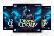 Divas Friday Party Flyer Design, a Flyer Template by Shajib Shikder (Thumbnail 2 of 2)
