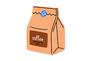 Coffee Brown Package With Product